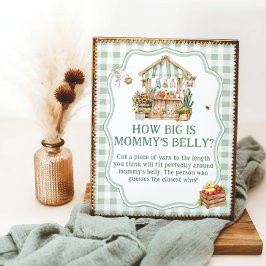 農家市場ママのおなかの大きさ ポスター