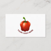 農家市場レッドベルペッパー生産ベンダー 名刺 (裏面)