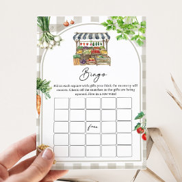 農家市場地元で栽培されたベビービンゴゲーム