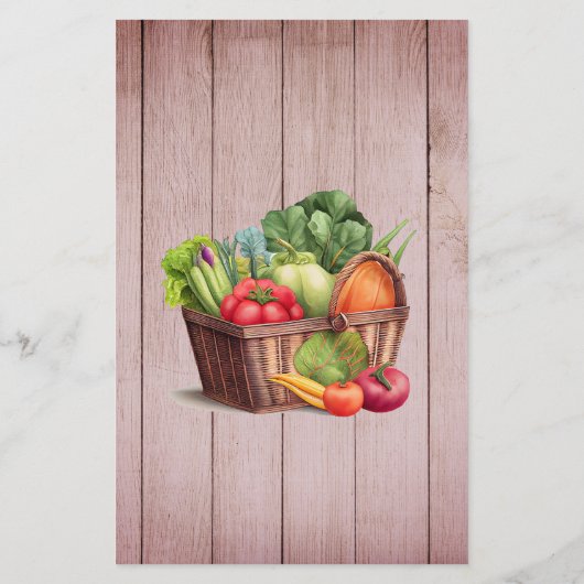 農家市場地元で育った赤ちゃんシャワーの願い (裏面)