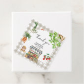 農家市場地元で育った赤ちゃんシャワー広場 フェイバータグ (インサイチュ)