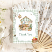 農家市場地元で育ったBohoベビーシャワー サンキューカード