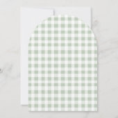 農家市場地元で育ったBohoベビーシャワー 招待状 (裏面)