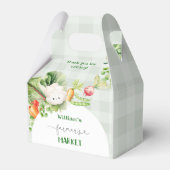 農家市場子供の誕生日パーティー フェイバーボックス (正面サイド)