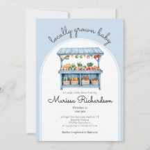 農家市場男の赤ちゃんシャワー