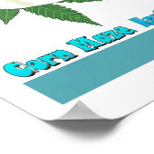 農家市場秋カボンプキンズホワイトブルーハーベスト ポスター (角)