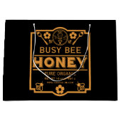 農家市場蜂蜜瓶 ラージペーパーバッグ (正面)