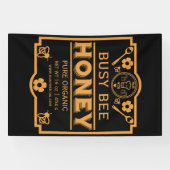 農家市場蜂蜜瓶 横断幕 (横)