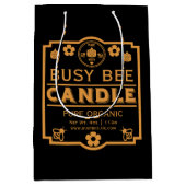 農家市場蜂蜜蠟燭 ミディアムペーパーバッグ (正面)