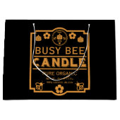 農家市場蜂蜜蠟燭 ラージペーパーバッグ (正面)