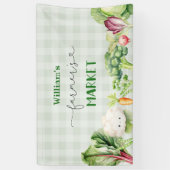 農家市場誕生日パーティー 横断幕 (縦)