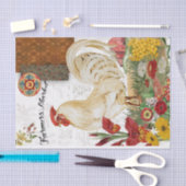 農家市場鶏 薄葉紙 (クラフト)