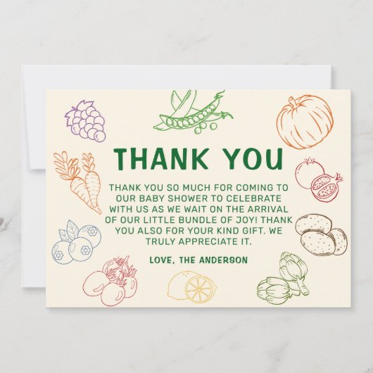 農家市場 サンキューカード (正面)