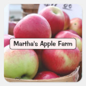 農家市場 スクエアシール (正面)