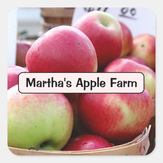 農家市場 スクエアシール (正面)