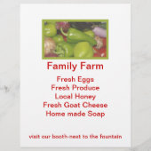 農家市場 チラシ (裏面)