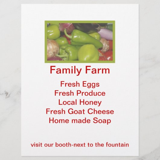 農家市場 チラシ (裏面)