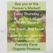 農家市場 チラシ (正面)