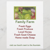 農家市場 チラシ (裏面)