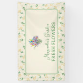 農家市場 フラワーセラー カスタム 横断幕 (縦)