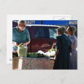 農家市場 ポストカード (正面/裏面)