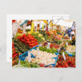 農家市場 ポストカード (正面/裏面)