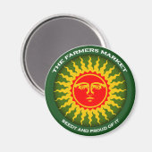 農家市場 マグネット (正面/裏面)