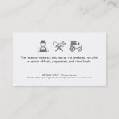 農家市場 名刺 (裏面)