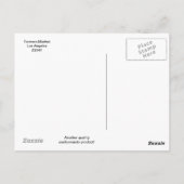 農家市場、旧車、ロサンゼルスヴィンテージ ポストカード (裏面)