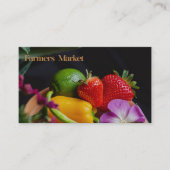 農家市場(A) 名刺 (正面)