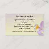 農家市場(A) 名刺 (裏面)