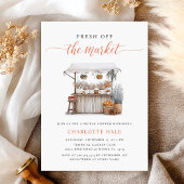 農家彼女は市場から外れているブライダルシャワー 招待状