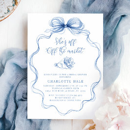 農家手描きブライダルシャワー招待 招待状