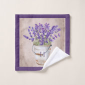 農家春/バケツラベンダー バスタオルセット (ウォッシュタオル)
