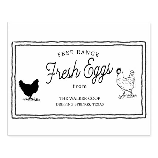 農家最高の |エッグカートンスタンプ ラバースタンプ (インプリント)