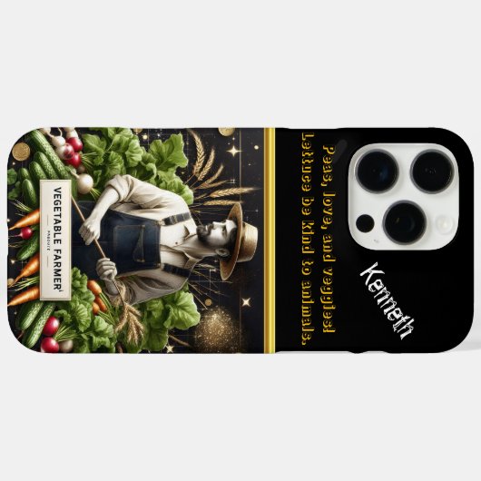 農家気にの春野菜 Case-Mate iPhoneケース (裏面 (横))