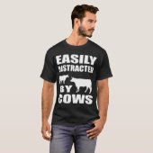 農家牛Tシャツ – おもしろい牛Tシャツ Tシャツ (正面フル)