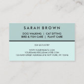 農家獣医 名刺 (裏面)