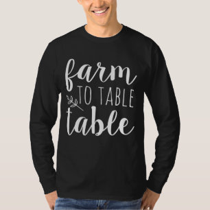 農家生鮮食品市場ファームへテーブル Tシャツ