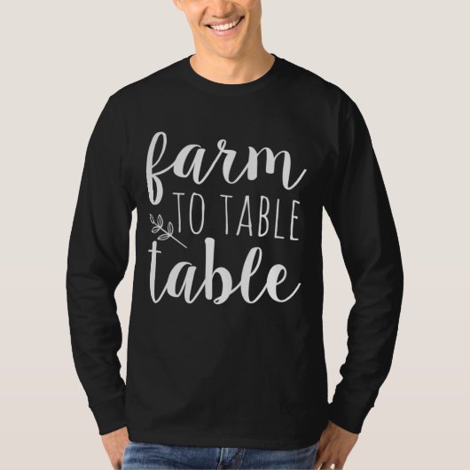 農家生鮮食品市場ファームへテーブル Tシャツ (正面)