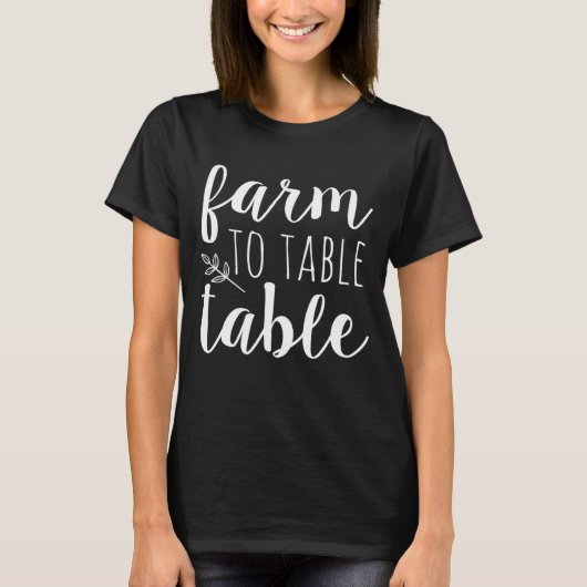 農家生鮮食品市場ファームへテーブル Tシャツ (正面)
