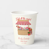 農家素朴の市場からの新しいブライダルシャワー 紙コップ (正面)