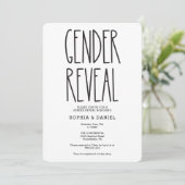 農家素朴ジェンダーが赤ちゃんシャワー招待状 招待状 (スタンド正面)