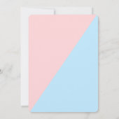 農家素朴ジェンダーが赤ちゃんシャワー招待状 招待状 (裏面)