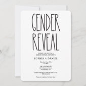 農家素朴ジェンダーが赤ちゃんシャワー招待状 招待状 (正面)