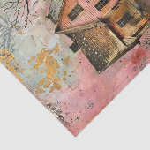 農家素朴ミックスメディアアートデコップページ 薄葉紙 (詳細)