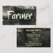 農家素朴名刺 名刺 (正面/裏面)