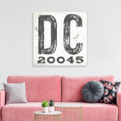 農家素朴州郵便番号DC キャンバスプリント (インサイチュ (リビング))