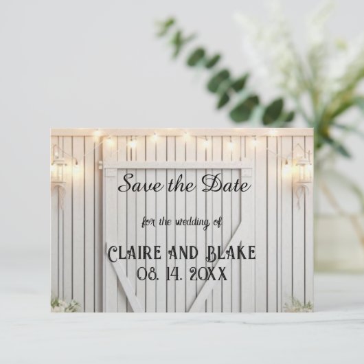 農家素朴日付の保存 案内状 (スタンド正面)