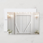 農家素朴日付の保存 案内状 (裏面)